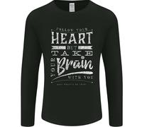 Take Your Heart With You Slogan Uomo Maniche