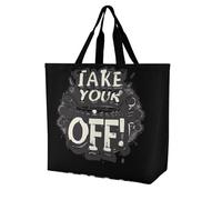 Take Your Top Off Borsa a tracolla da donna, borsa per la spesa, riutilizzabile, leggera, borsa da viaggio