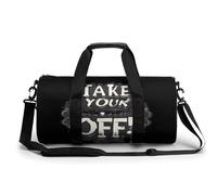 Take Your Top Off - Borsone da palestra, grande, leggero, da viaggio, Stile:, 17.7in/9in/9in
