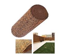 Takeashi Stuoia Cannette Ombra Recinzione Esterno Rilegata Privacy per Il Patio Decorativo, Arella Bamboo da Esterno Rotolo per Pannello in bambù, Protezione dal Vento E dalla Vista