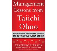 Takehiko Harada Management Lessons from Taiichi Ohno: What Ev (Copertina rigida)