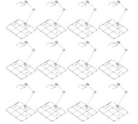 Takelablaze Supporto per action figure, supporto per action figure, supporto universale per modello umanoide, compatibile con HG RG SD SHF Gundam 1/144 giocattolo, 12 pezzi