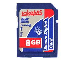 takeMS MS8192SDC-HC6 Class 6 SDHC Secure Digital 8192 MB
