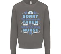 Taken By A Smart Infermiera Divertente Valentines Giorno Uomo Felpa Maglione