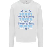Taken By A Smart Infermiera Divertente Valentines Giorno Uomo Felpa Maglione