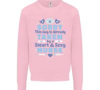 Taken By A Smart Infermiera Divertente Valentines Giorno Uomo Felpa Maglione