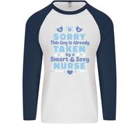 Taken By A Smart Infermiera Divertente Valentines Giorno Uomo L/S T-Shirt