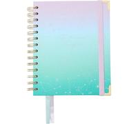 Takenote Agenda 2026 - Formato A6 (13,5x18 cm), Settimana Vista, Pianificatore Annuale 12 Mesi Gennaio-Dicembre, Spirale Doppia Dorata, Segnalibri Doppio, Elastico, Spagnolo e Inglese - Diana