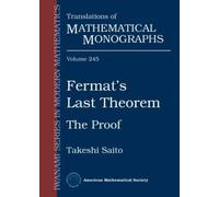 Takeshi Saito Fermat's Last Theorem (Tascabile)