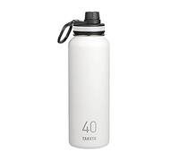 Takeya Thermoflask - Borraccia termica in acciaio INOX, 14 oz, asfalto Originals 40 oz bianco