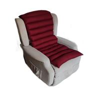 TAKIMED Copripoltrona lungo in Fibra Cava Siliconata, Stuoia Antidecubito, Rivestimento per Poltrona Universale.12 elementi Prodotto Italiano. (Rosso)