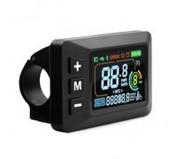 Takingup Ebike Display LCD Schermo Ebike per Elettrico con Cavo Impermeabile a 5 Pin per Conversione Scooter Mountain Bike, Tachimetro Contachilometri di Facile Lettura Cruscotto - Display LCD