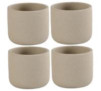 Takingup Tazze da tè giapponesi da 4 pezzi, tazze da tè in ceramica resistenti al calore da 100 ml con base antiscivolo, set di da cinesi senza manico