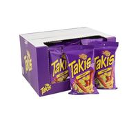 Takis Corn Chips - 18 x 100 g - Le chips piccante del momento in una confezione conveniente (Fuego)
