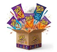 Takis Snack Croccanti al Mais Box da 5 Gusti x 100g - Fuego,Blue Hat,Intense Nacho,Buckin' Ranch,Volcano (500g Totali)