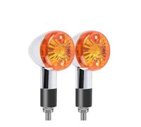 TakohL Indicatori di direzione per moto Luci anteriori o posteriori cromate ambrate per Kaw&asaki VN 750 800 1500 Lampada sterzo