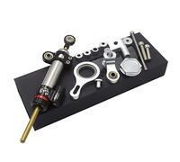 TAKOIL per Yama&ha YZF R1 2002-2016 YZF R6 2006-2017 CNC Moto Top Accessori Stabilizzatore Ammortizzatore di sterzo Montaggio Staffa Kit di Supporto (Color : Silver Set)