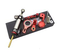 TAKOIL per Yama&ha YZF R1 2002-2016 YZF R6 2006-2017 CNC Moto Top Accessori Stabilizzatore Ammortizzatore di sterzo Montaggio Staffa Kit di Supporto (Color : Red Set)