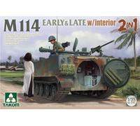 Takom 2154 M114 US/Vietnamese Early & Late Kit Plastica 1/35 T48 Post