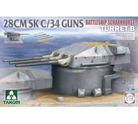 Takom 5016 Toupette Scharnhorst B 28cm SK C/34 Cannoni 1:72 Kit