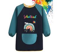 TAKONE - Camice da pittura per bambini, 105-125 cm, con chiusura in velcro, impermeabile, a maniche lunghe, per la scuola 1° grado, fai da te, pittura, per la scuola elementare