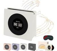 Takoo Sound Machine, Takoo White Noise, 3 in 1, ausilio per il sonno, portatile, per effetti sonori, luci notturne intelligenti, timer sonoro, altoparlante Bluetooth fai da te da viaggio (bianco)