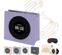 Takoo Sound Machine, Takoo White Noise, 3 in 1, ausilio per il sonno, portatile, per effetti sonori, luci notturne intelligenti, timer sonoro, altoparlante Bluetooth fai da te da viaggio (viola)