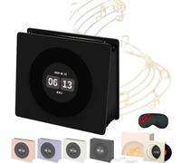 Takoo Sound Machine, Takoo White Noise, 3 in 1, ausilio per il sonno, portatile, per effetti sonori, luci notturne intelligenti, timer sonoro, altoparlante Bluetooth fai da te da viaggio (nero)