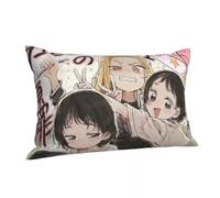 Takopii, federa con cerniera nascosta, motivo anime, double face, decorativa, per auto, casa, divano, biancheria da letto