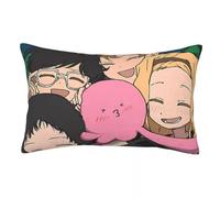 Takopii, federa con cerniera nascosta, motivo anime, double face, decorativa, per auto, casa, divano, biancheria da letto
