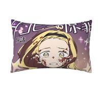 Takopii, federa con cerniera nascosta, motivo anime, double face, decorativa, per auto, casa, divano, biancheria da letto