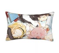 Takopii, federa con cerniera nascosta, motivo anime, double face, decorativa, per auto, casa, divano, biancheria da letto