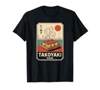 Takoyaki Balls Dotonburi Giappone Retro Japanese Kanji Souvenir Maglietta