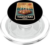Takoyaki Balls Dotonburi Giappone Retro Japanese Kanji Souvenir PopSockets PopGrip per MagSafe