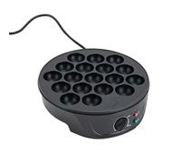 Takoyaki Maker, 18 fori per la casa Takoyaki macchina, antiaderente crepe uova, padella pancake (750 W, EU)
