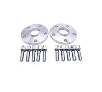 TAKPART 2 pezzi Distanziatori distanziali da 15 mm da 15mm Set Ø57.1 5x112mm con bulloni ruota da 10 pezzi M14x1.5