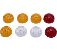TAKPART Kit di 8 indicatori laterali e posteriori compatibili con Land Rover Defender 589285 589284 Anteriore Posteriore Indicatore Laterale Indicatori Luce Copertura