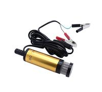 TAKPART Pompa Del Carburante Diesel DC 12 V 38mm Trasferimento Pompa Acqua Olio Fluido Pompa Sommergibile In lega di Alluminio
