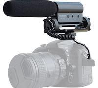 TAKSTAR Microfono video SGC-598 - Microfono professionale a condensatore cardioide per registrazione della fotocamera, resistente agli urti, antivento, microfono fucile da 3,5 mm per fotocamere Canon