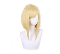 Takt op Destiny Anime Destiny Cosplay Bob Wig Short Light Yellow Hair Heat Resistant Fiber Christmas Party Girls Wig Cap