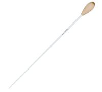 Taktstock"Spohr", weiß lackiertes Holz, Ahorngriff