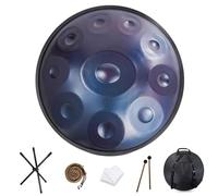 TAKUNE HANDPAN DRUM 9/10/12 Note Handpan In Acciaio 440hz/432hz Strumento A Tamburo In Acciaio Da 22 Pollici In Re Minore Percussioni Armoniche For La Guarigione Del Suono, Meditazione Personale (Col