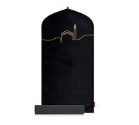TAKVA - Tappetino da preghiera Premium | Collezione Kaaba (COMFITPLUS, Kaaba Nero)