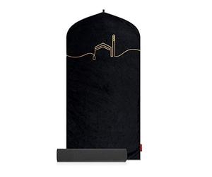 TAKVA - Tappetino da preghiera Premium | Collezione Kaaba (COMFITPLUS, Kaaba Nero)