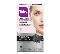Taky Carbon Activado Facial Wax Strips 20 Units