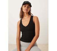 Tala - 365 - Top senza maniche da casa modellante double-face nero-Marrone S