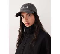 TALA - Cappellino da tutti i giorni nero slavato con logo One Size