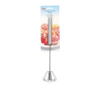 Tala Frusta a Molla in Acciaio Inox, Resistente ed efficiente, utensile da Cucina per sbattere, Montare e mescolare Senza Sforzo, Argento, 31 x 5,5 x 5,5 cm