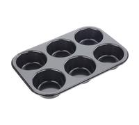 Tala 6 Tazze Jumbo Muffin Tin, Acciaio al Carbonio, Nero, 1 EA