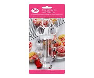 Tala, plastica, Icing Syringe with 6 Nozzles